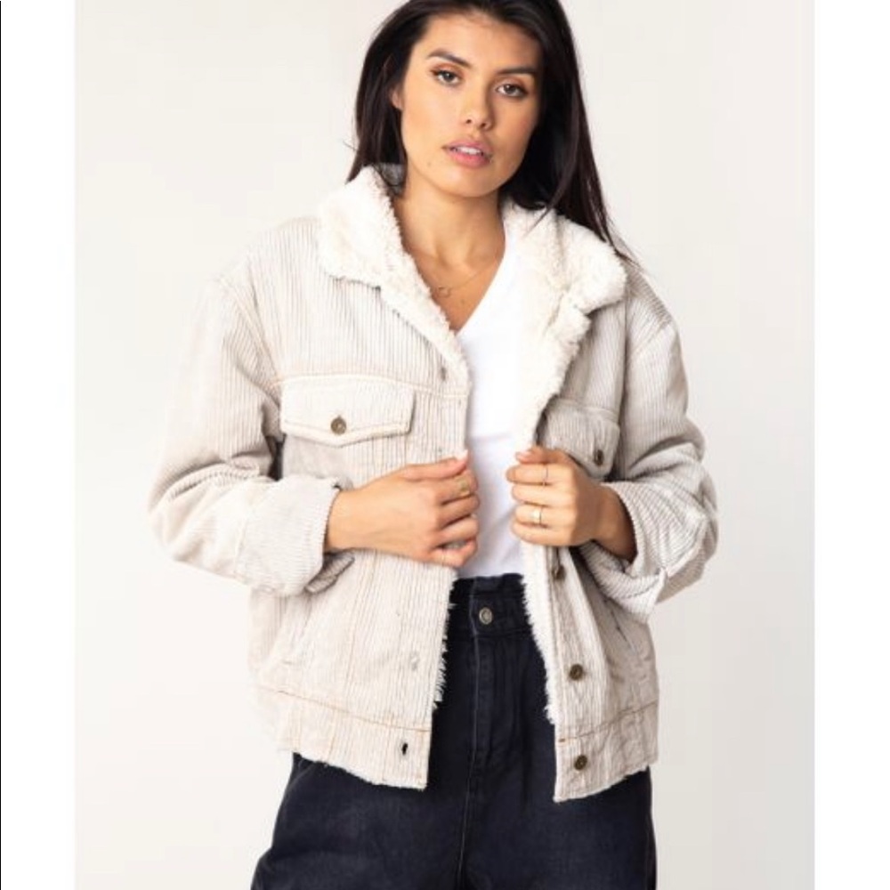 Marrakech Corduroy Sherpa Lined Jacket